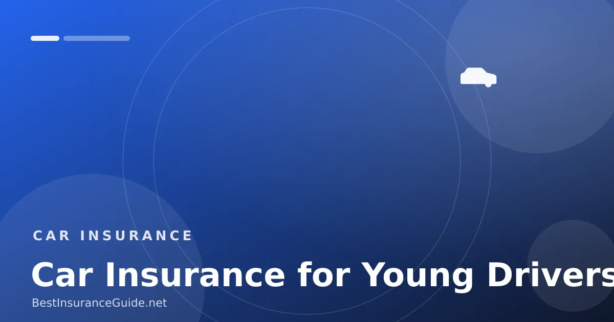 Car insurance for young drivers banner