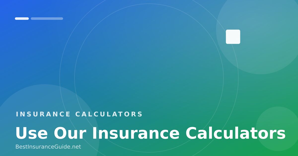 Guide to using insurance calculators for cost estimates banner
