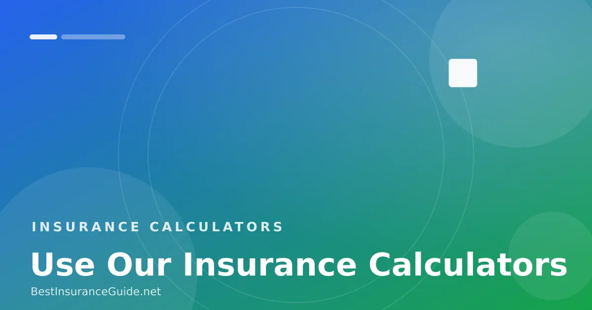 Guide to using insurance calculators for cost estimates banner