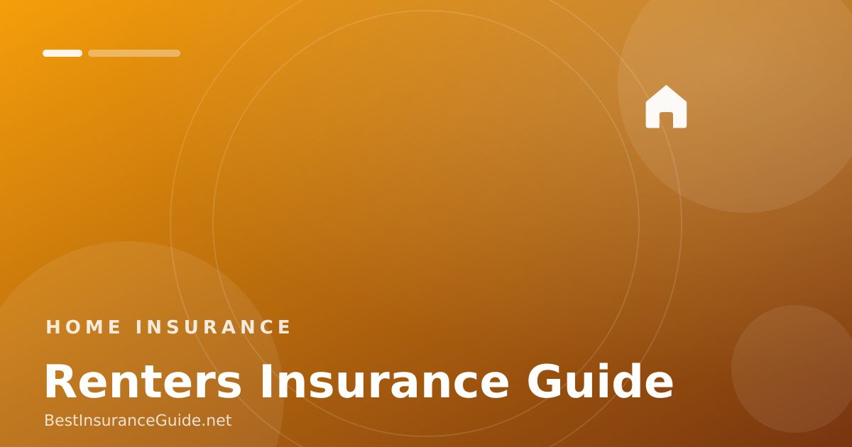 Renters insurance guide banner
