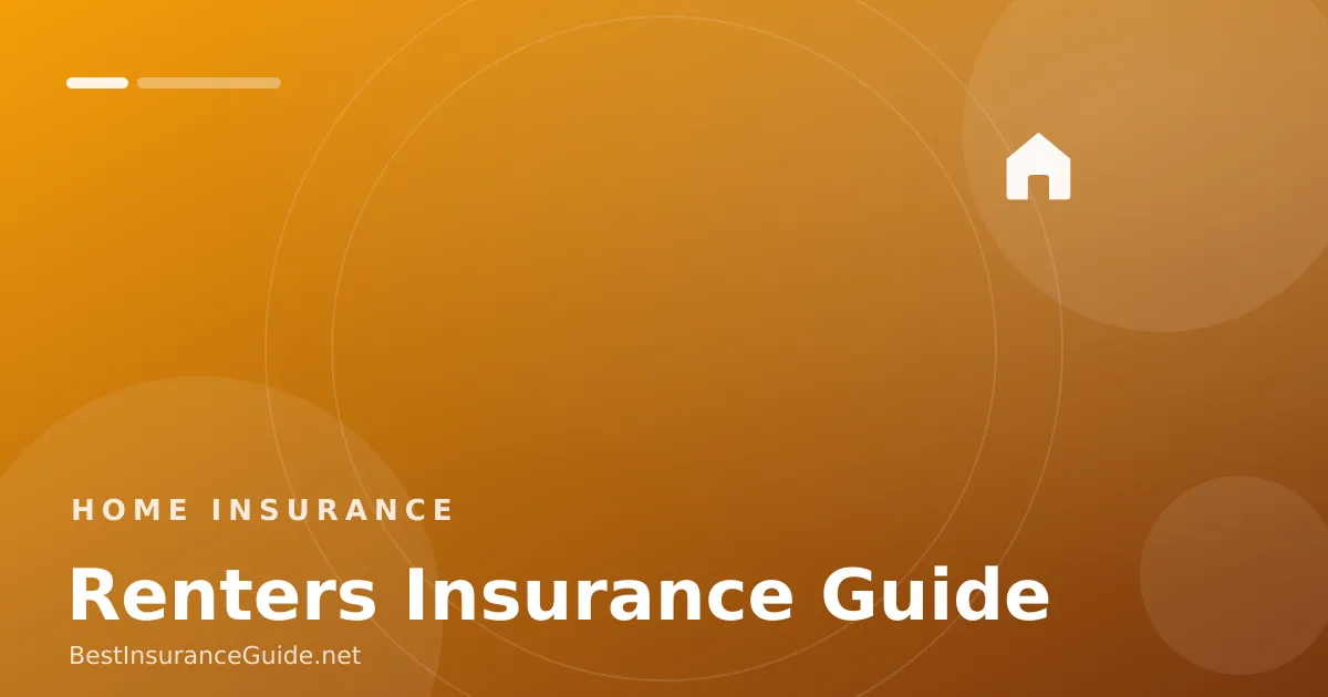 Renters insurance guide banner